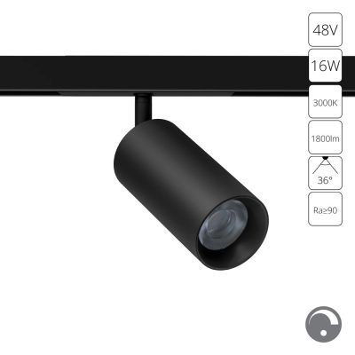 Магнитный трековый светильник Arte Lamp OPTIMA 0.1-10V A7492PL-1BK