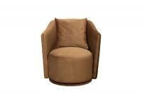 Кресло Верона Базовая(Verona Basic/VD) вращающееся велюр коричн. Colt004-KOR 70*77*80см