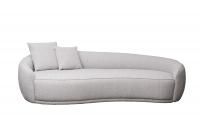 Диван трехместный Тулон(GD/Toulon) (левый) бежевый букле Orso-BEG 257*119*72см