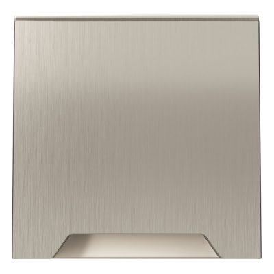 Накладка для розетки с заземлением, защитными шторками и крышкой, S70 Metal (никель)