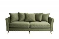 Диван Сорренто(Sorrento) 220 трехмест., велюр оливковый Colt1002-OLIV 220*101*88см