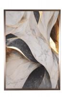 89VOR-GOLD ART  Холст "Золотое искусство" 70*100 см, багет латунь, зол.поталь