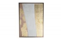 89VOR-GOLDEN ART-2  Холст "Золотое искусство-2" 70*100 см,багет латунь, зол.поталь