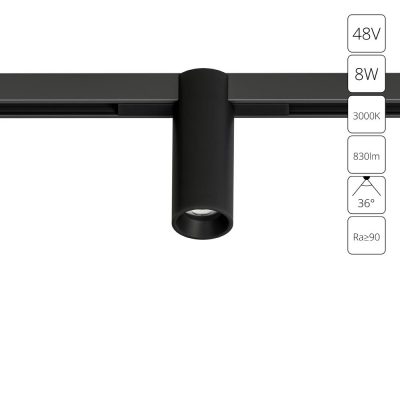 Магнитный трековый светильник Arte Lamp OPTIMA A7289PL-1BK