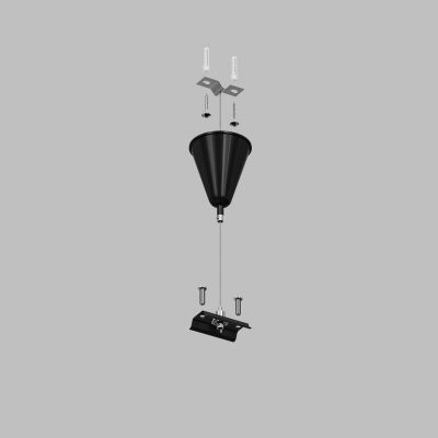 Подвесной комплект Denkirs DK Track Black (SOLID BASE) TR1105-BK