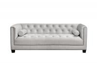 Диван Санремо(Sanremo) трехмест. велюр св.серый Colt030 201*86*74см