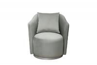 Кресло Верона(Verona) вращающееся, велюр мятный Colt025-MINT/хром 70*77*80см