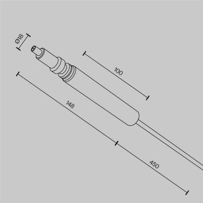 Комплектующие для систем освещения с токоведущими элементами Technical CA002PI-B