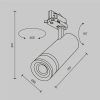 Трековый светильник Technical TR198-3-20W4K-Z-B