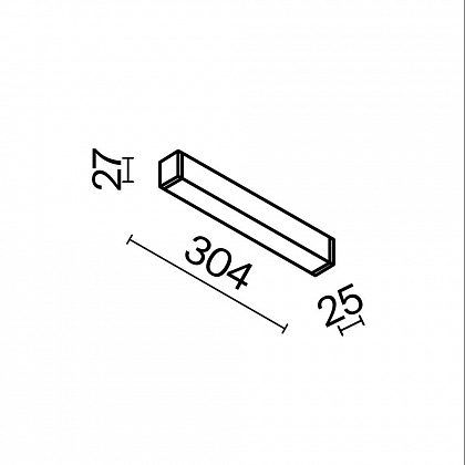 Трековый светильник Technical TR080-4-10WTW-B