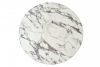 33FS-11100 Стол Белый Мрамор (Marmoreal White) d90*75см
