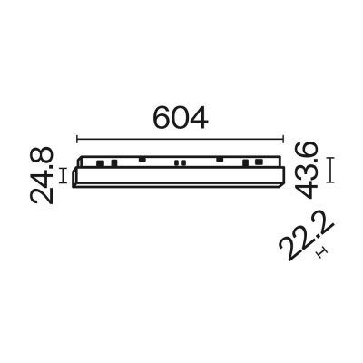 Трековый светильник Technical TR030-4-24WTW-DD2-B