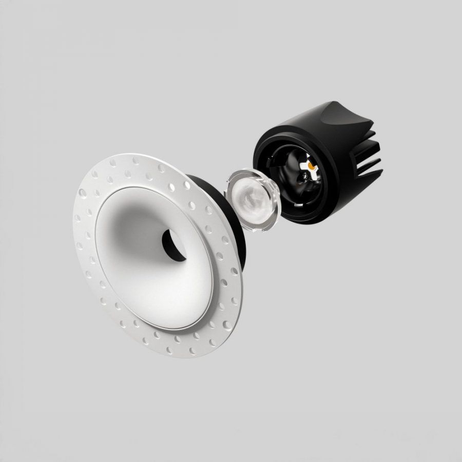Рамка скрытого монтажа вогнутая Spira Lightstar 074206-01