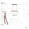 10248/1200 Подвесной светильник LOFT IT Alicante
