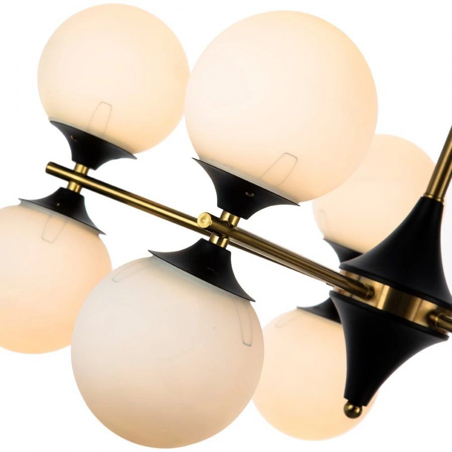 Люстра на штанге Arte Lamp MIMOSA A3649PL-10PB