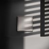 Проходной переключатель встраиваемый VOLTUM S70 одноклавишный с подсветкой 10А, (кашемир)