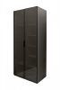 GD-10013-6-2 Шкаф Alto двухд с полками, цвет серый Кобальт, дверцы стекло(тонир) 100*57*230.5см