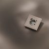 Накладка для розетки с заземлением и защитными шторками, с USB A+C, S70 Metal (платина)