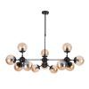 Люстра на штанге Arte Lamp BOLLA A1664SP-12BK