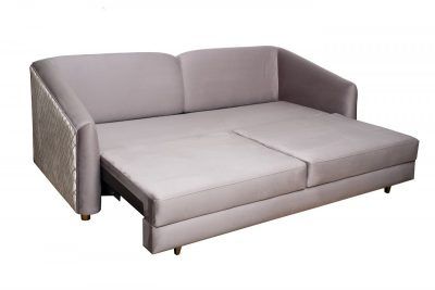 Диван Треви(Trevi) 230М(К) трехм раскл с кантом серый Colt032+Melody 232*103*88см