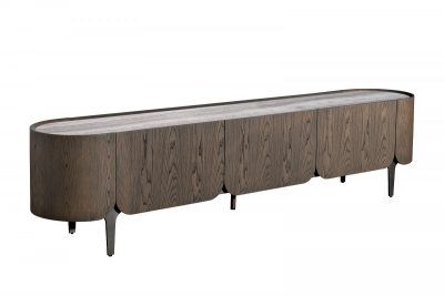 58DB-24230 Тумба под телевизор Травертин (Travertine) 220*42*52,5см