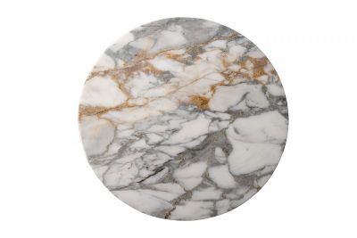 160KD-26501 Стол журнальный, мрамор Арабескато Корчия (Arabescato Corchia) d60*40см