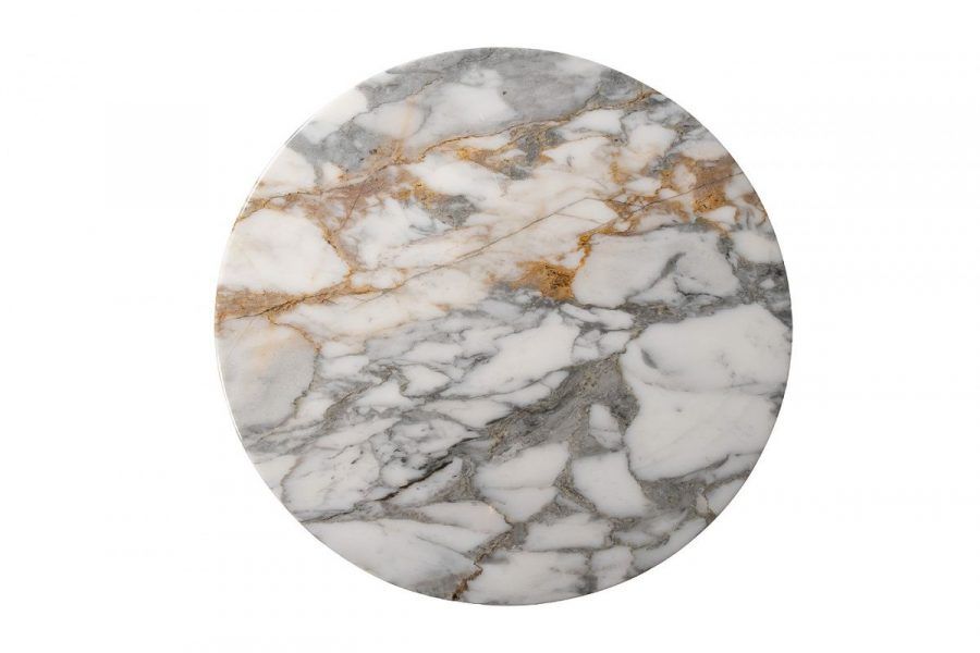 160KD-26501 Стол журнальный, мрамор Арабескато Корчия (Arabescato Corchia) d60*40см