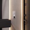 Терморегулятор электронный VOLTUM S70 с индикацией и датчиком, для теплого пола, (серый)