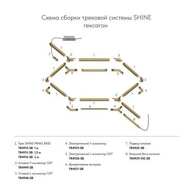 Коннектор Denkirs SHINE PRIME BASE TR4949-SB