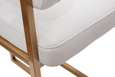 GY-85040 Стул велюр светло-серый/матовое золото 60*55*73см