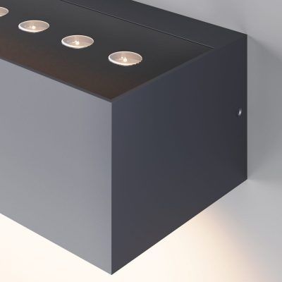 Уличный настенный светильник Outdoor O428WL-L20B3K