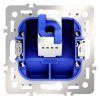 Механизм розетки компьютерной RJ45 кат.6, S70