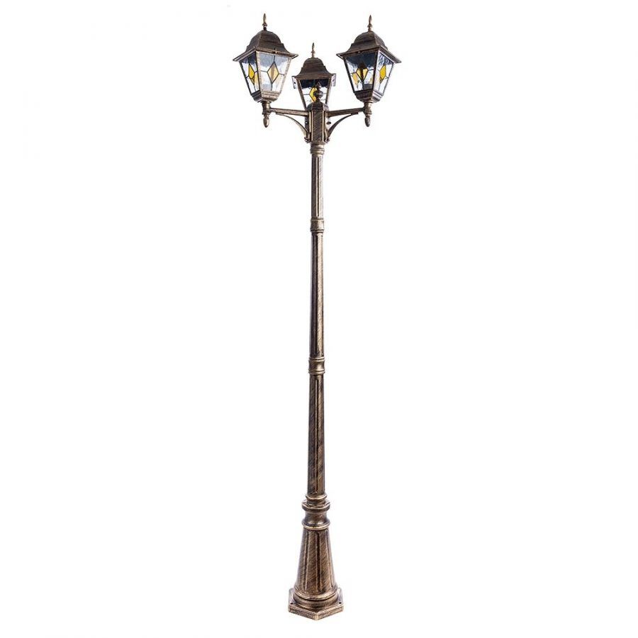Парковый светильник Arte Lamp BERLIN A1017PA-3BN
