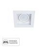 Точечный встраиваемый светильник Arte Lamp Simplex A6662PL-1WH