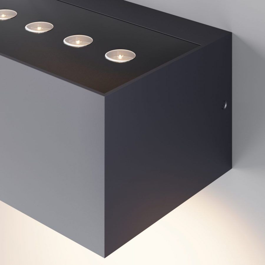 Уличный настенный светильник Outdoor O428WL-L10B3K1