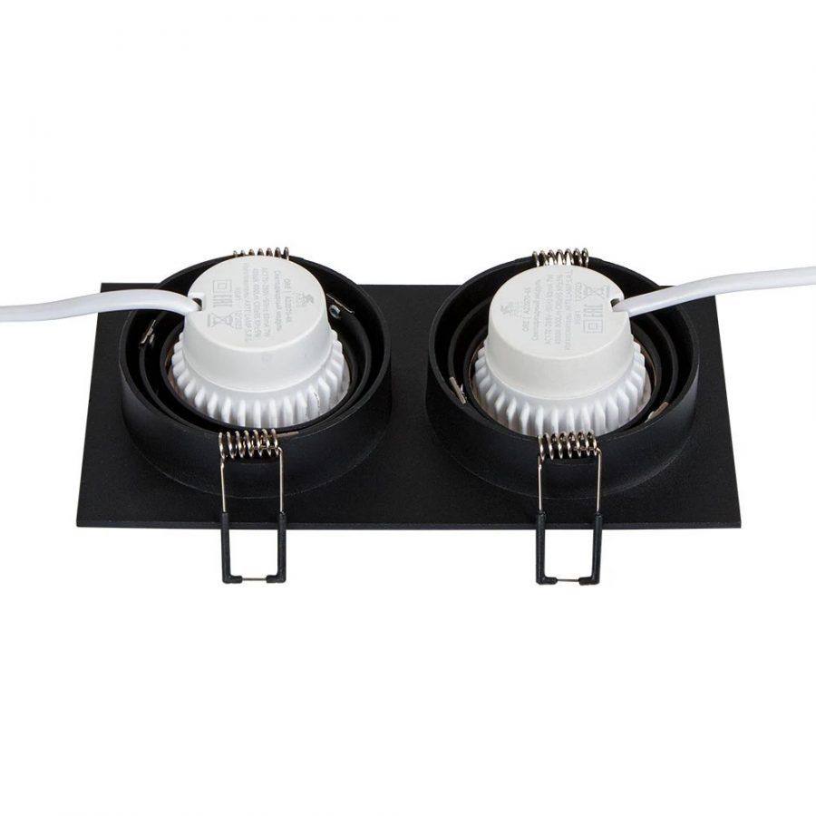 Точечный встраиваемый светильник Arte Lamp TARF A2168PL-2BK