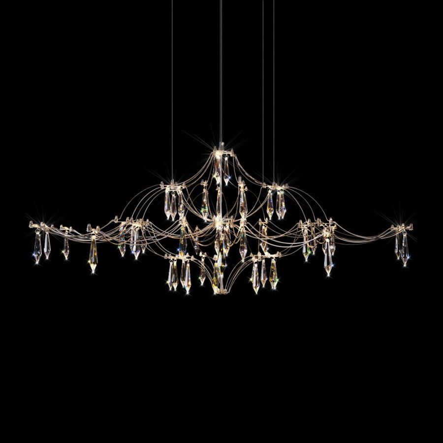 10587/1000 Silver Asfour Подвесной светильник LOFT IT Mira