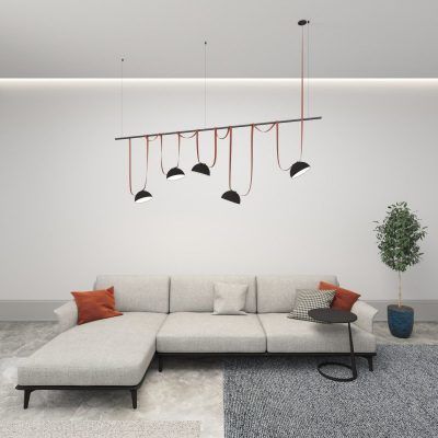 Светильник на шине Denkirs BELTY SMART FLOW DK5660-BK