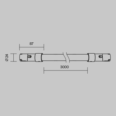Трековый светильник Technical TR209-1-48W3K-B