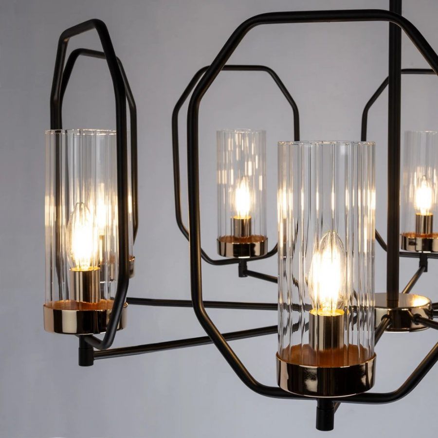 Потолочная люстра Arte Lamp CELAENO A7004PL-8BK