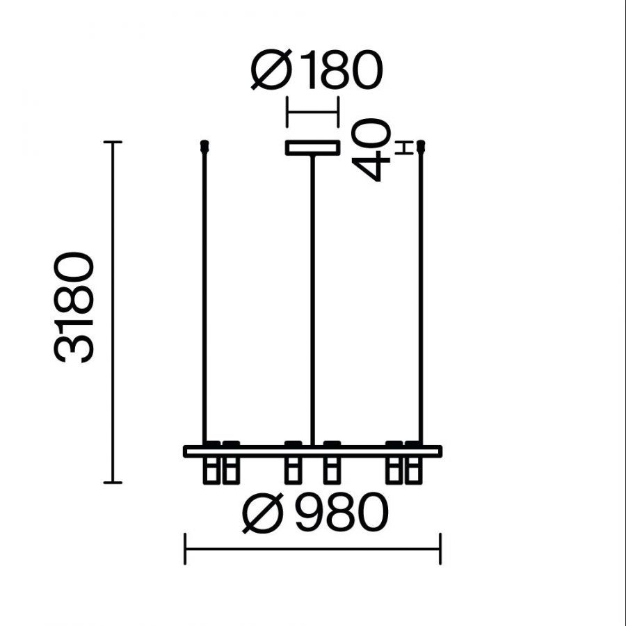 Подвесной светильник Maytoni MOD102PL-L42BK