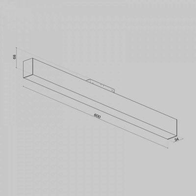 Трековый светильник Technical TR012-2-20W3K-W