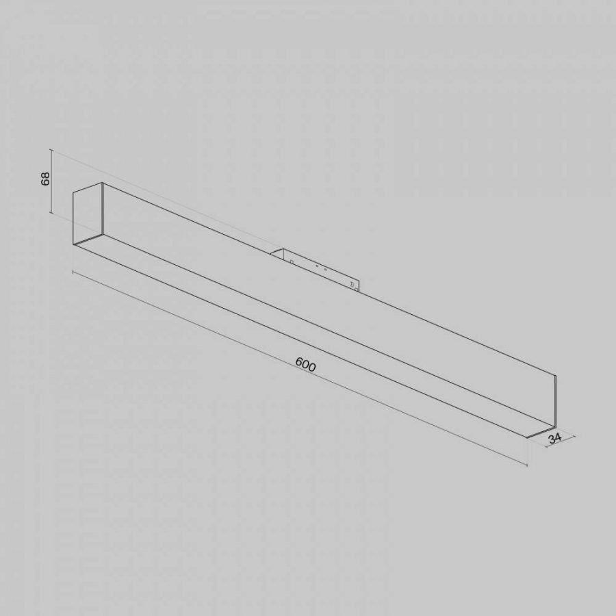 Трековый светильник Technical TR012-2-20W3K-W