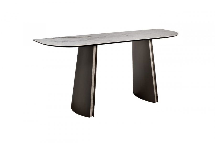 160KD-60062 Консоль, керамика Johannesburg белая 160*50*75см