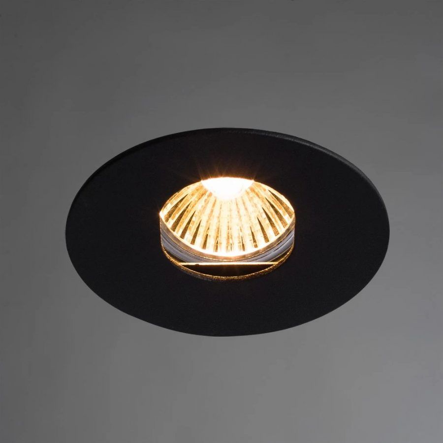 Точечный встраиваемый светильник Arte Lamp ACCENTO A3219PL-1BK