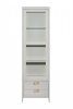 151SV-000021 Шкаф-витрина 1 стеклянный фасад с тумбой прикроватной с 2-мя ящиками