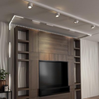 Трековый светильник Г-образный для низковольного шинопровода Novotech Flum 358607