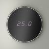 Терморегулятор электронный VOLTUM S70 с индикацией и датчиком, для теплого пола, (сталь)