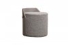 Пуф Бруно(Bruno) букле/иск.кожа серый Orso-SER+Enzo902  50*50*51см