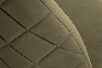 30C-30177 Стул велюр хаки, мет.ножки 50*53*77см